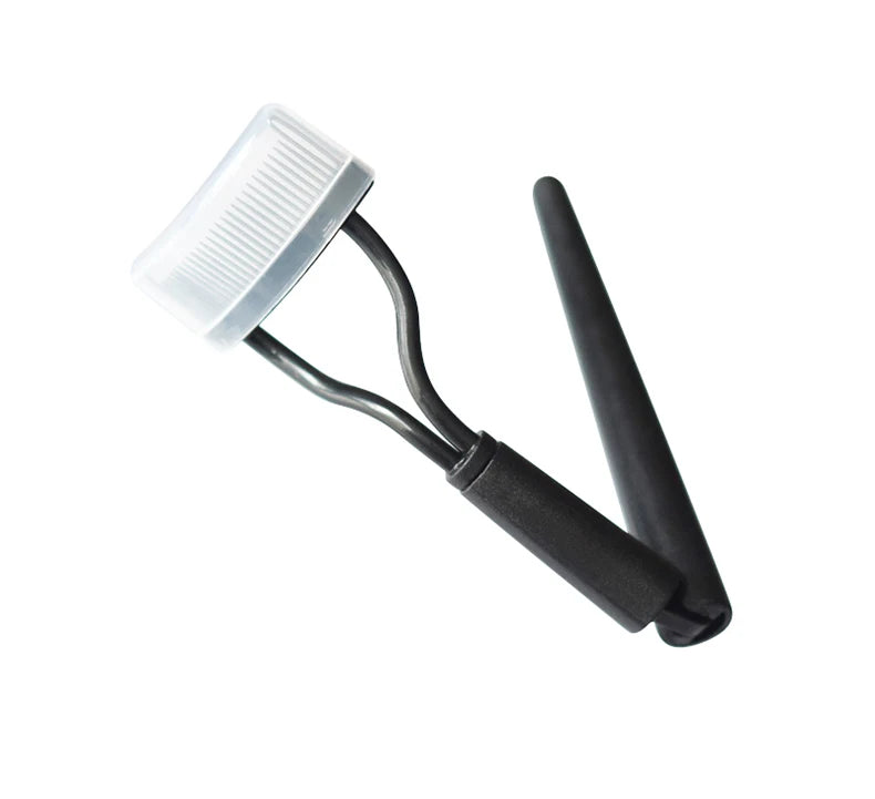 New Black Pink Eyelash Curler Metal Eyelash Brush Comb Portable Lash Separator Foldable Mascara Curl Beauty Makeup Cosmetic Tool