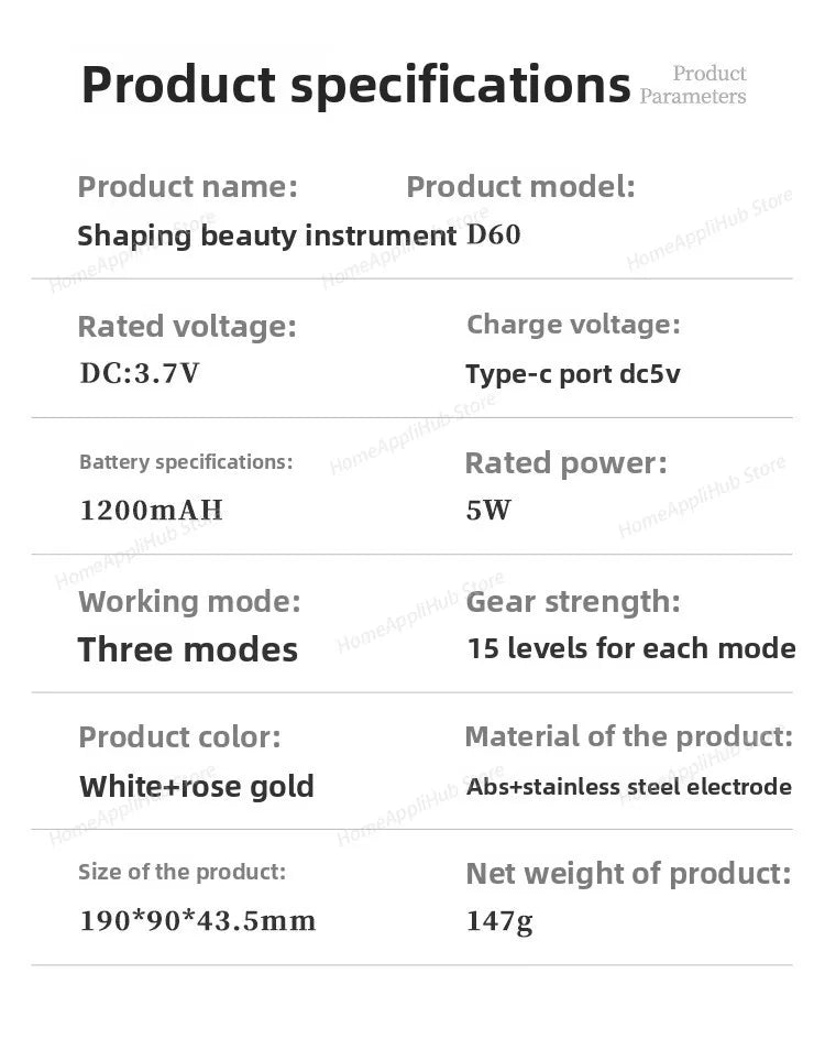Portable Handheld Cordless Electric Fat Burner Body Cellulite Massager Body Sculpting Machine With 3 Modes for Belly, Waist, Arm