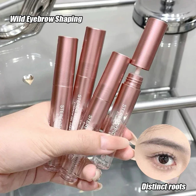 Transparent Waterproof Eyebrow Styling Gel Long Lasting Fixing Brow Soap Cream Makeup Clear Liquid Eyebrow Sealed Layer Cosmetic