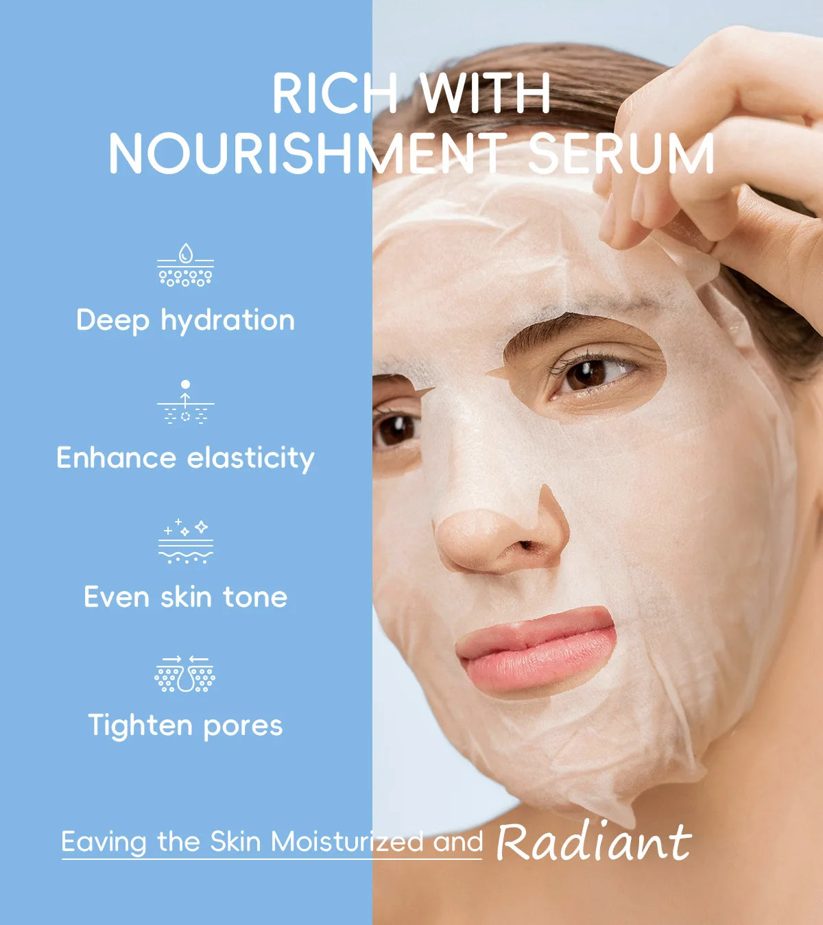 Milk Facial Sheet Mask 25g Hydrating Moisturizing Face Mask For Dry Sensitive Skin Daily Deep Nourish Essence Mask With Natural
