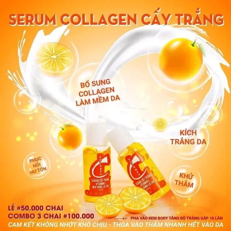 250g Pearl Ginseng Cream Set Vitamin C Niacinamide Serums for Brighten Dark Spots Knees Underarms Even Skin Tone