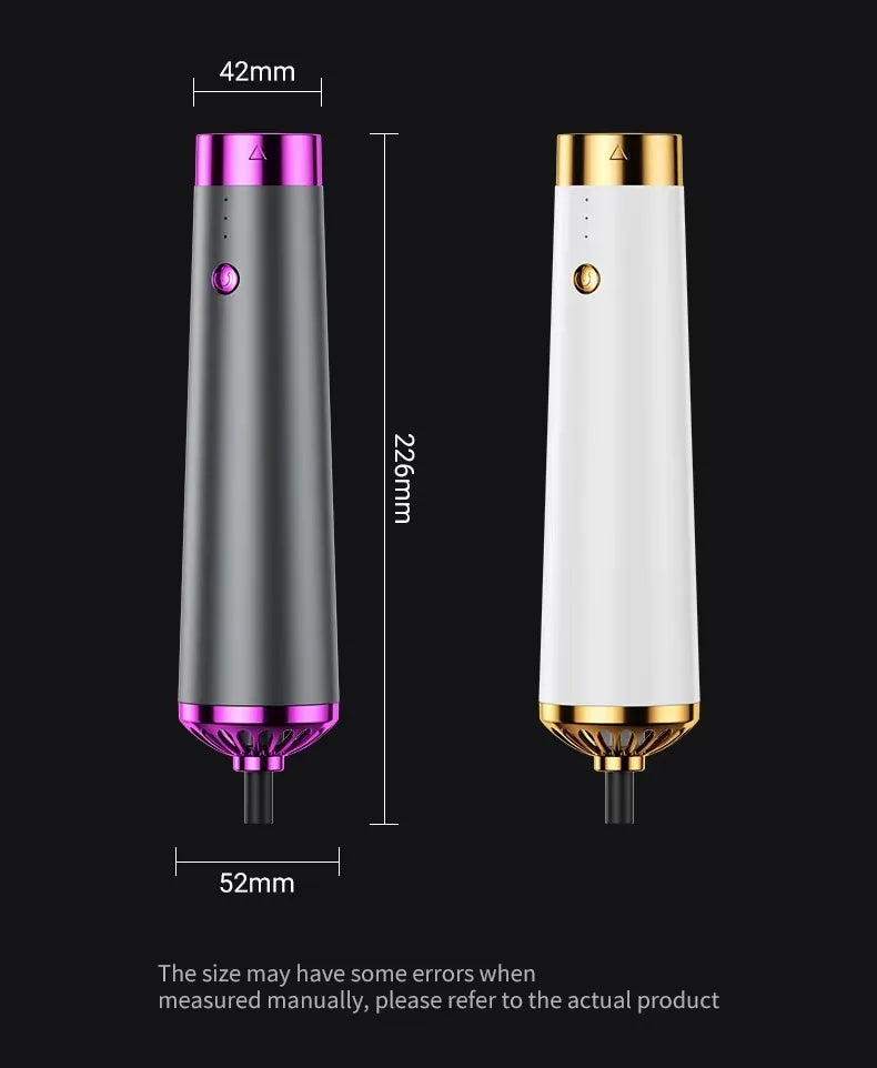 5 in 1 Multifunction Hair Dryer Hot Air Comb with Automatic Curling Rod Straightener Fast Dry Salon Tool