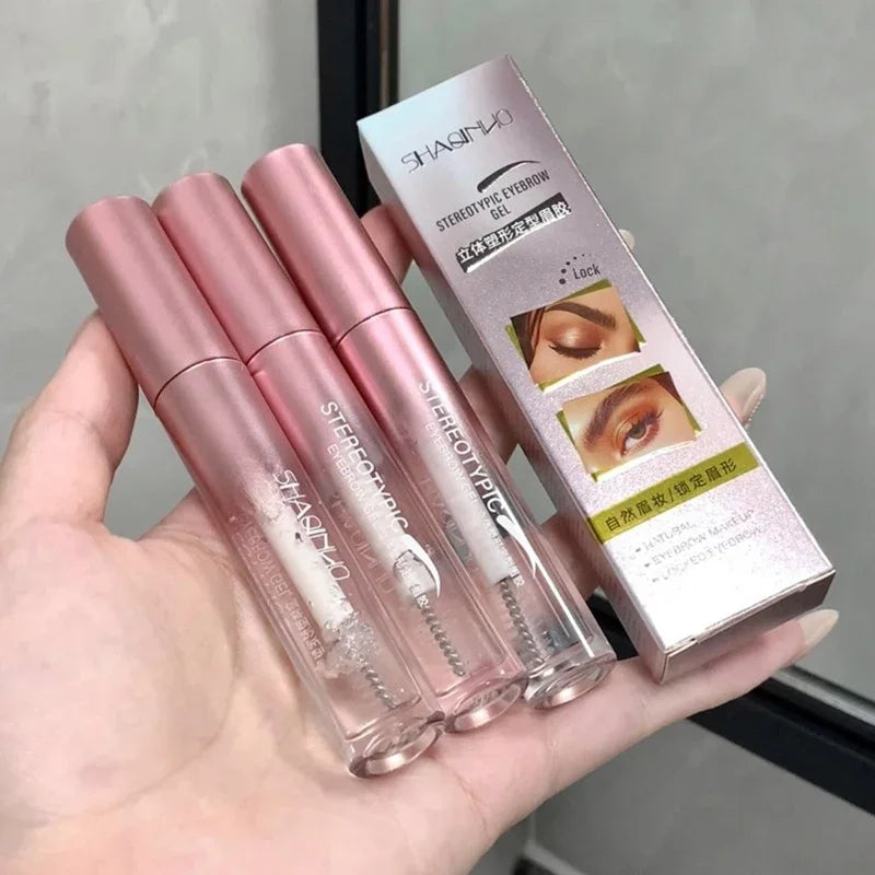 Transparent Waterproof Eyebrow Styling Gel Long Lasting Fixing Brow Soap Cream Makeup Clear Liquid Eyebrow Sealed Layer Cosmetic