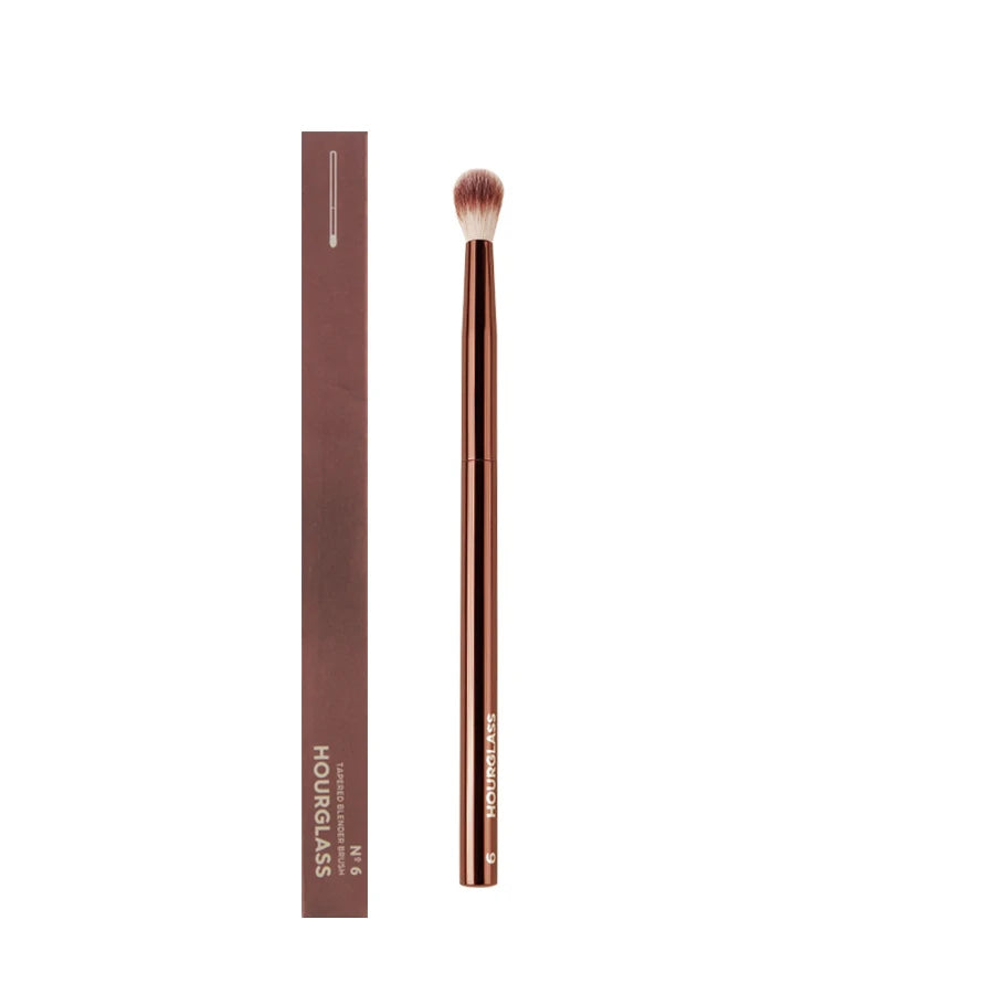 1pc Crease Makeup brushes Eyeshadow Make up brush #6 Small Highlight Eye Shadow Beauty tool Metal Handle High quality