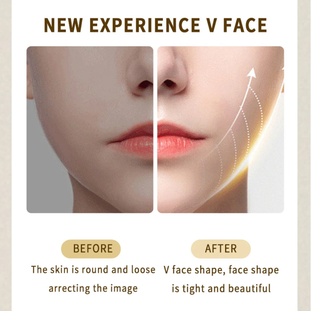 EMS Microcurrent Facial Device Rechargeable V-Lift Massager with Vibration Modes&Electrode Pads for Home Skincare and Contouring