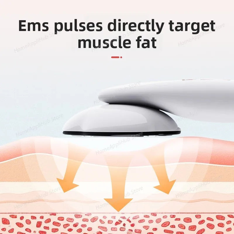 Portable Handheld Cordless Electric Fat Burner Body Cellulite Massager Body Sculpting Machine With 3 Modes for Belly, Waist, Arm
