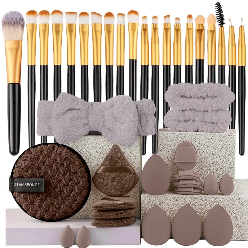 20PCS Eye Shadow Makeup Brush Set Concealer Brush Eye Cosmetic Soft Bristles Eyebrow Eyeliner brush Portable Beauty Makeup Tools