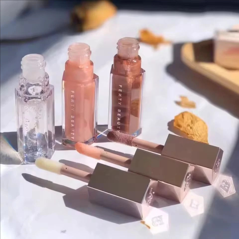 FENTY BEAUTY Suit Lip Balm Lipstick Lasting Glitter Bling Moisturizing Lips Plumper Nourish Makeup Lip Care Gloss Cosmetics