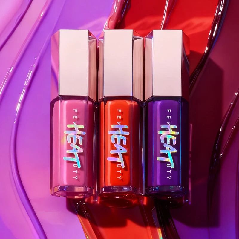 Fenty Beauty RIRI 15 Color Transparent Lipstick Long Lasting Glossy Lip Color Plump Lip Makeup Moisturizing Liquid Lipstick