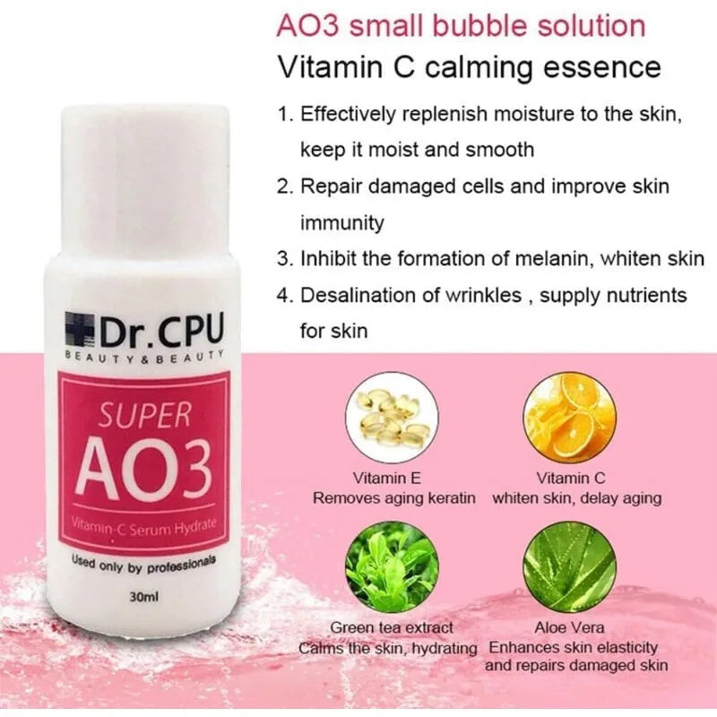 3Pcs/Set Serum Aqua Peel Solution Concentrated Solution Deep Clean Essence For Facial Skincare Hydro Dermabrasion Beauty Machine
