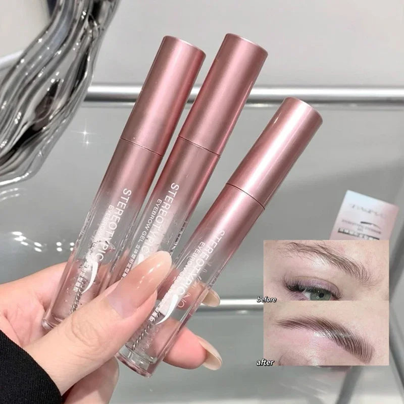 Transparent Waterproof Eyebrow Styling Gel Long Lasting Fixing Brow Soap Cream Makeup Clear Liquid Eyebrow Sealed Layer Cosmetic