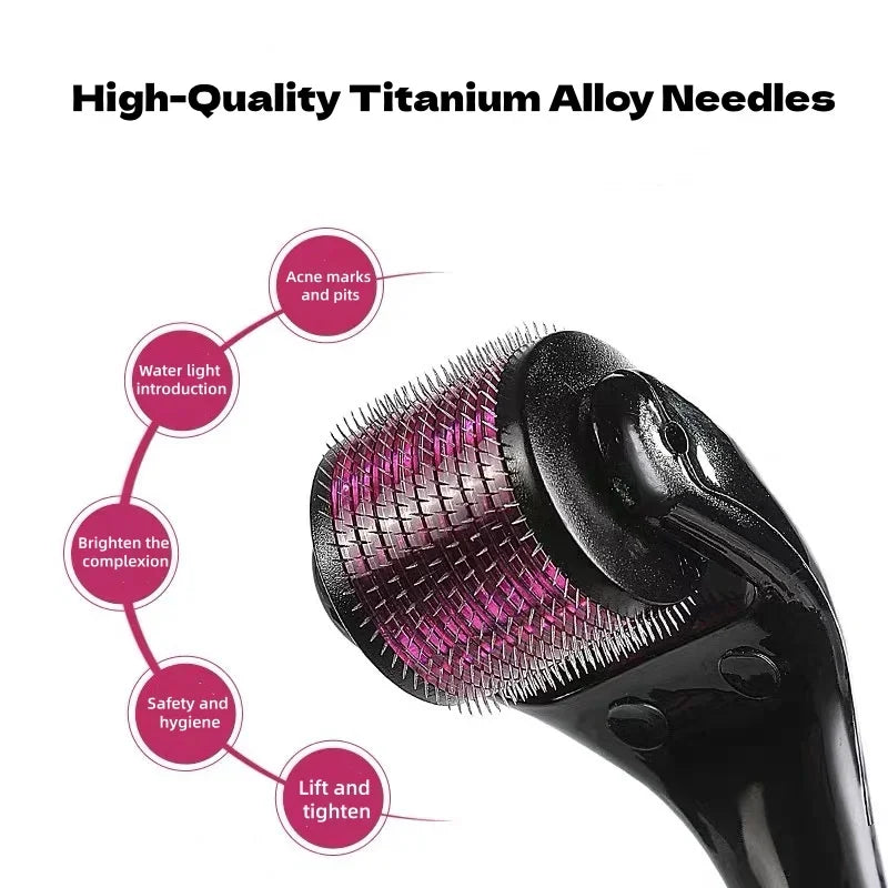 540 Derma Roller Skin Care Needle Micro Dermaroller Professional Derma Roller For Hair Growth Beard Growth Facial Beauty Roller