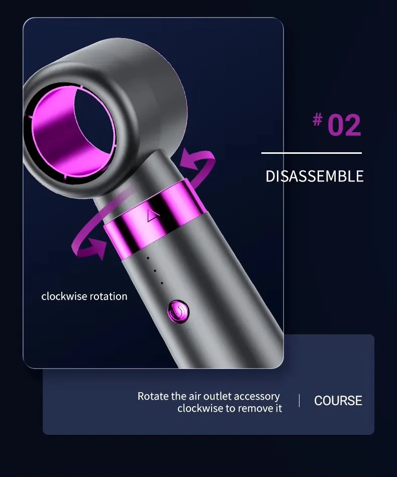 5 in 1 Multifunction Hair Dryer Hot Air Comb with Automatic Curling Rod Straightener Fast Dry Salon Tool