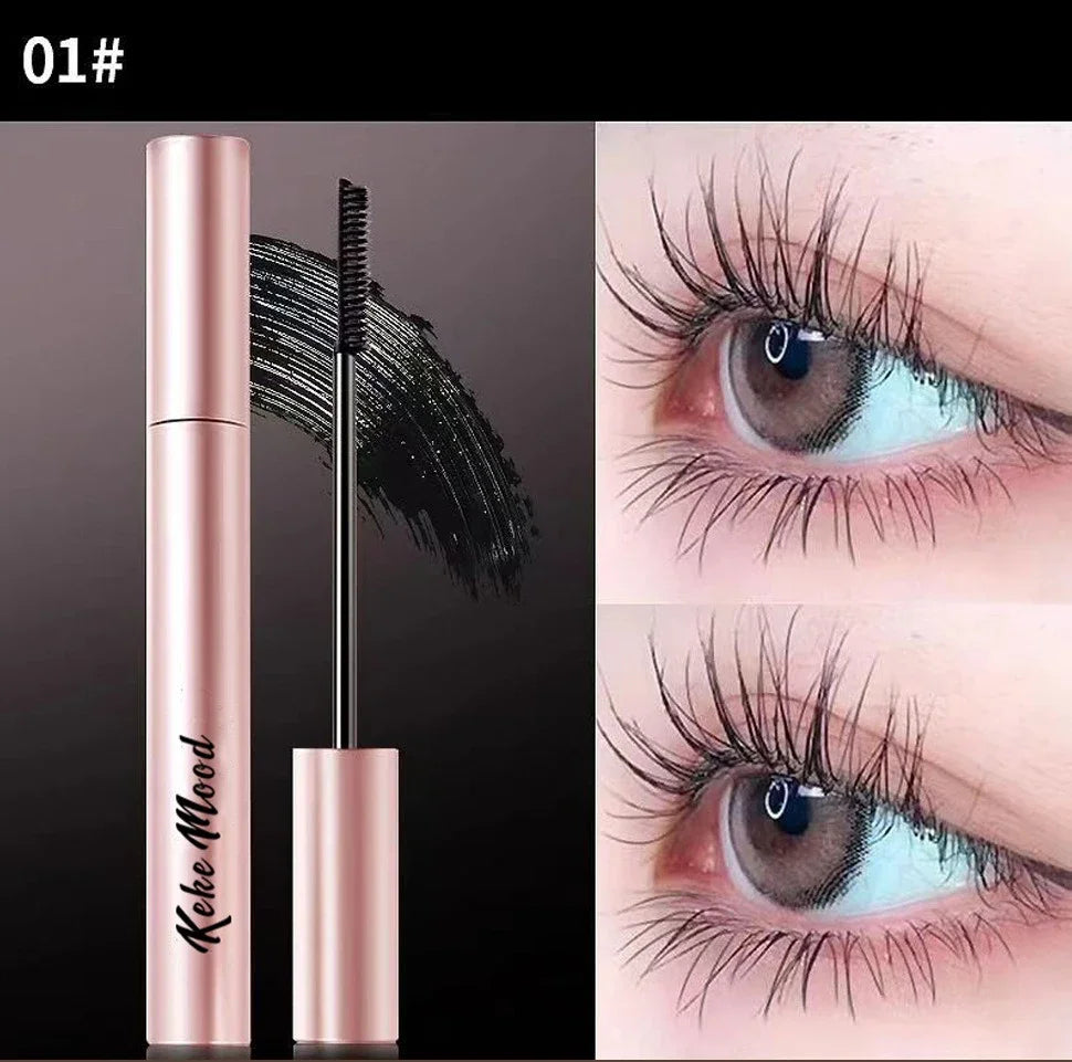 Ultra-fine Comb Eyelash Mascara Lengthening Black Lash Eyelash Extension Eye Lashes Brush Long-wearing Black Color Mascara Cream