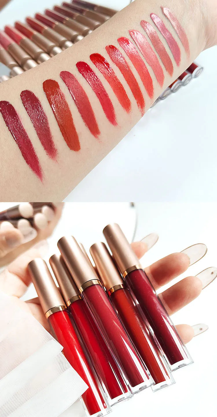 Matte Liquid Lipstick Set 6Colors Waterproof Sweat Proof Lip Glaze Long Lasting Moisturizing LipGloss No Smudge makeup Cosmetics