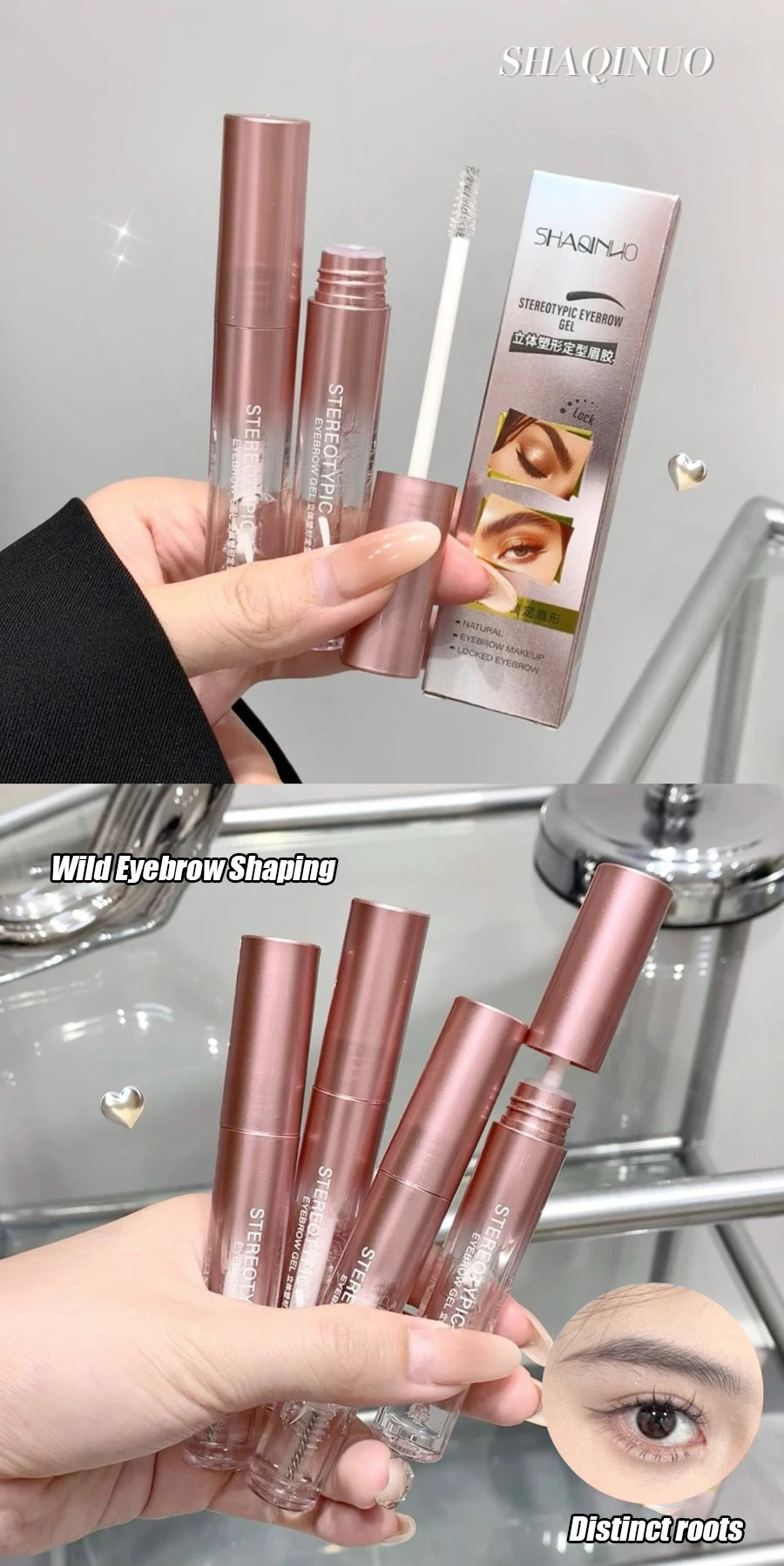 Transparent Waterproof Eyebrow Styling Gel Long Lasting Fixing Brow Soap Cream Makeup Clear Liquid Eyebrow Sealed Layer Cosmetic