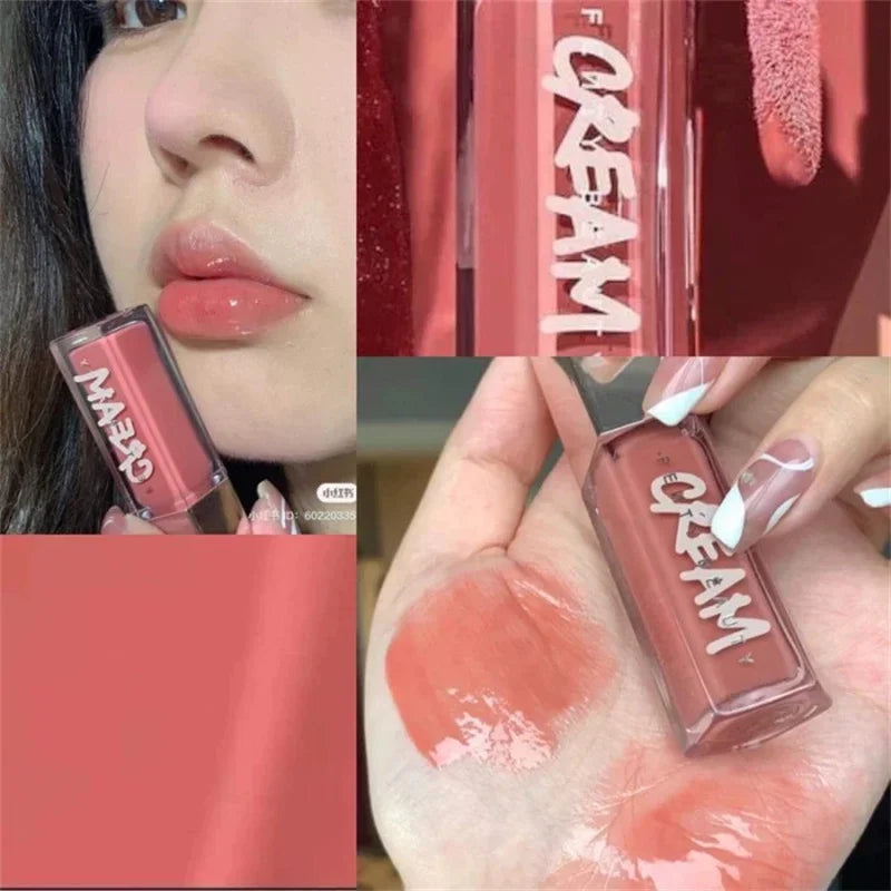 Fenty Beauty Lip Gloss Lipstick Water Gloss Highlight Mirror FUSSY HEAT RIRI Sparkling Charming Moisturizing Lip Care Cosmetics