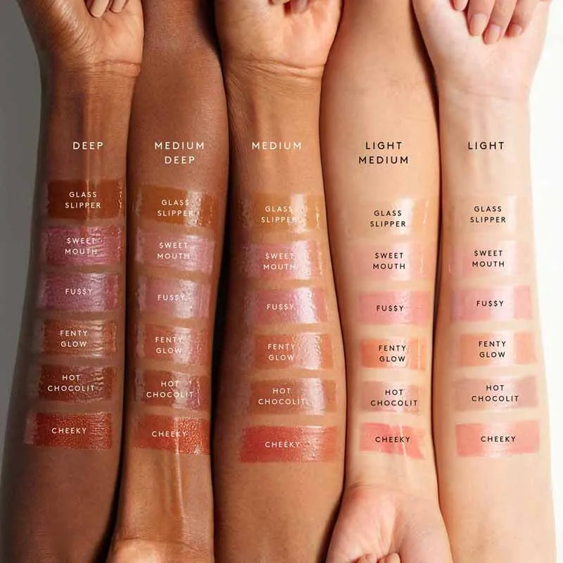 Fenty Beauty RIRI 15 Color Transparent Lipstick Long Lasting Glossy Lip Color Plump Lip Makeup Moisturizing Liquid Lipstick
