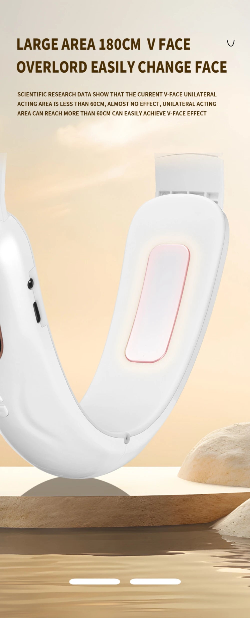 EMS Microcurrent Facial Device Rechargeable V-Lift Massager with Vibration Modes&Electrode Pads for Home Skincare and Contouring