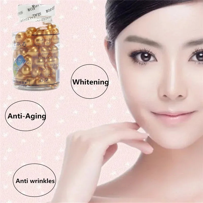 Vitamin E Anti-Wrinkle Serum Firming Fade Fine Lines Brightening Tighten Saggin Repair Deep Hydration Anti Aging Korean Skincare