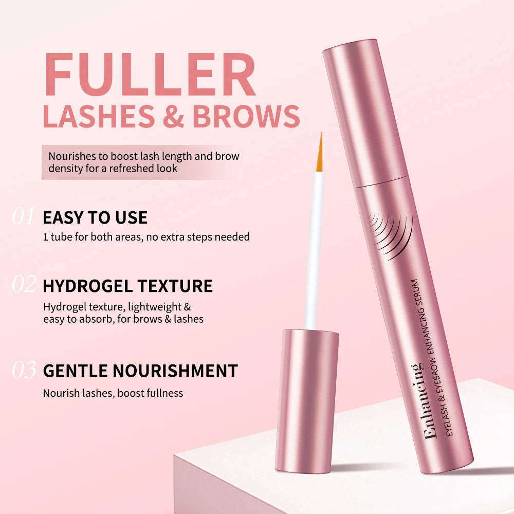 Eyebrow Enhancer Serum Nourishing Eyelash Natural Ingredients for Longer Fuller Thicker Eyebrows eyelash Eye makeup Cosmeti