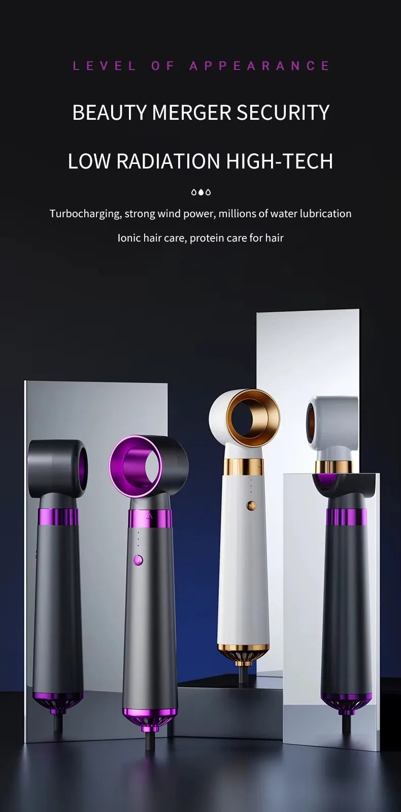 5 in 1 Multifunction Hair Dryer Hot Air Comb with Automatic Curling Rod Straightener Fast Dry Salon Tool