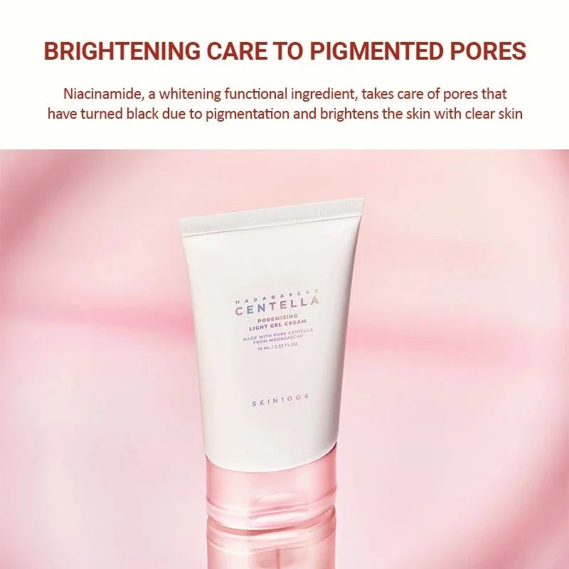Korean Skincare Centella Poremizing Light Gel Cream 75ml Pores Care Deep Hydration Facial Creams Skincare Beauty Products