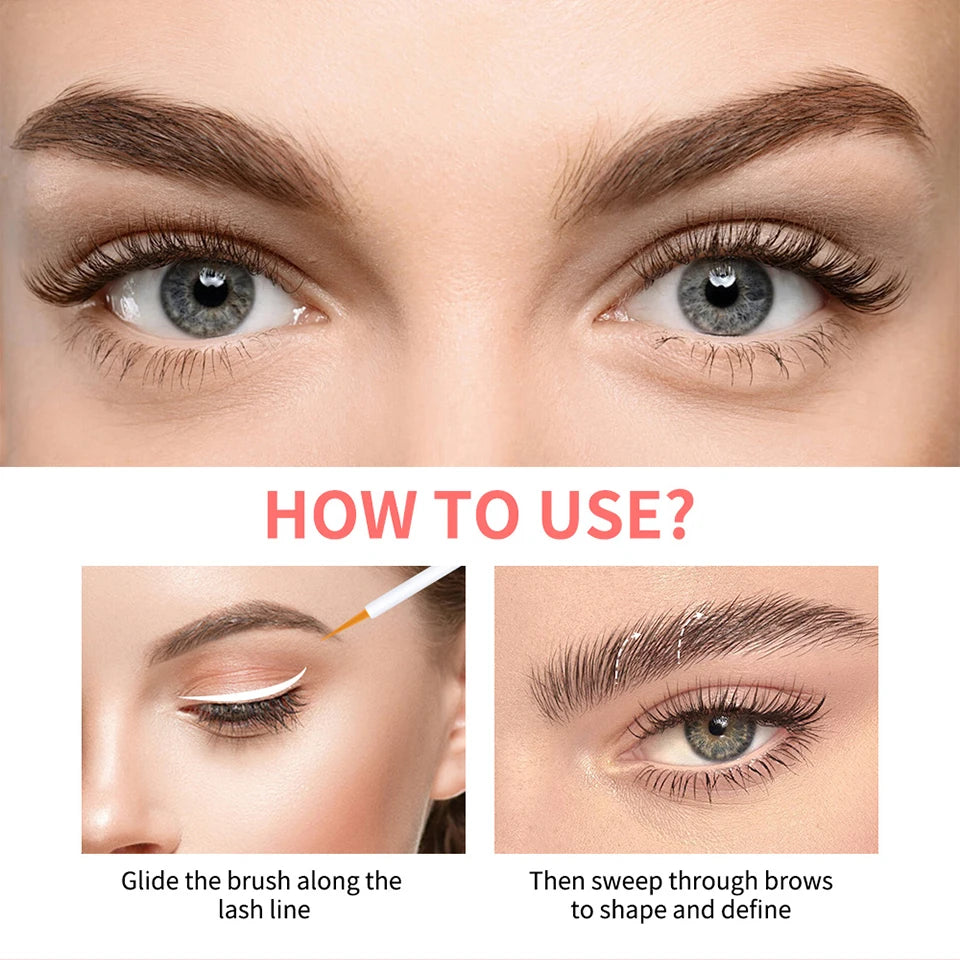 Eyebrow Enhancer Serum Nourishing Eyelash Natural Ingredients for Longer Fuller Thicker Eyebrows eyelash Eye makeup Cosmeti