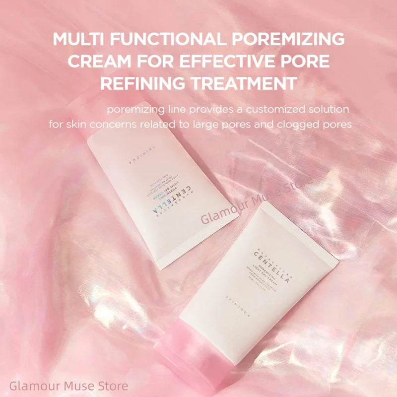 Korean Skincare Centella Poremizing Light Gel Cream 75ml Pores Care Deep Hydration Facial Creams Skincare Beauty Products