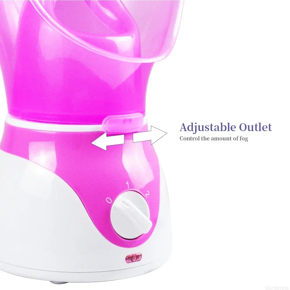 Facial Steamer Ionic Hot Mist Facial Heating Sprayer Pore Cleaner Skin Moisturizing SPA Humidifier Atomizer Home Skin Care Tool