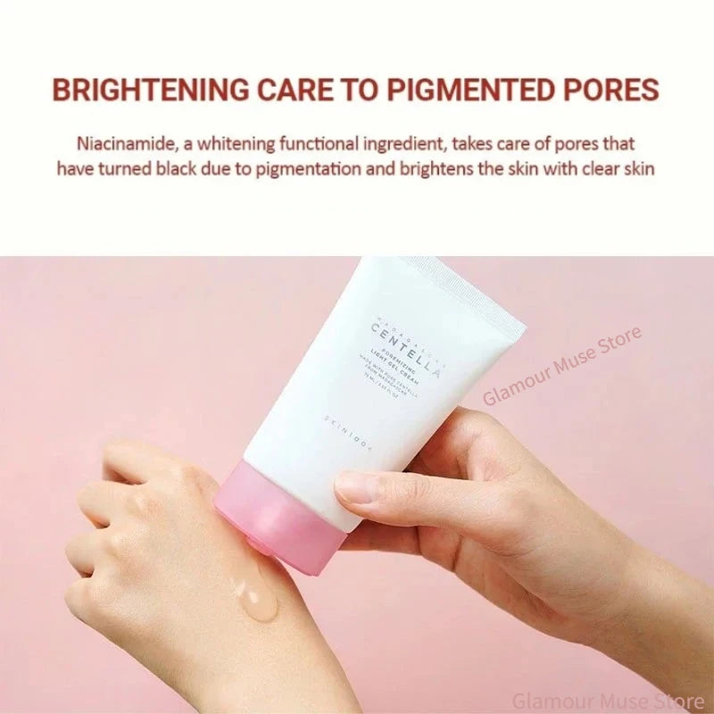 Korean Skincare Centella Poremizing Light Gel Cream 75ml Pores Care Deep Hydration Facial Creams Skincare Beauty Products