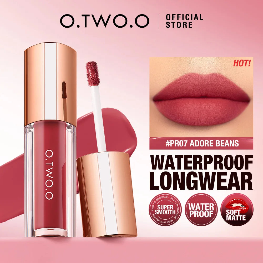 Velvet Matte Lipstick Ultra Pigmented Long Lasting Waterproof Lip Gloss Smudge Proof Non Sticky Hydrating Lip Stain