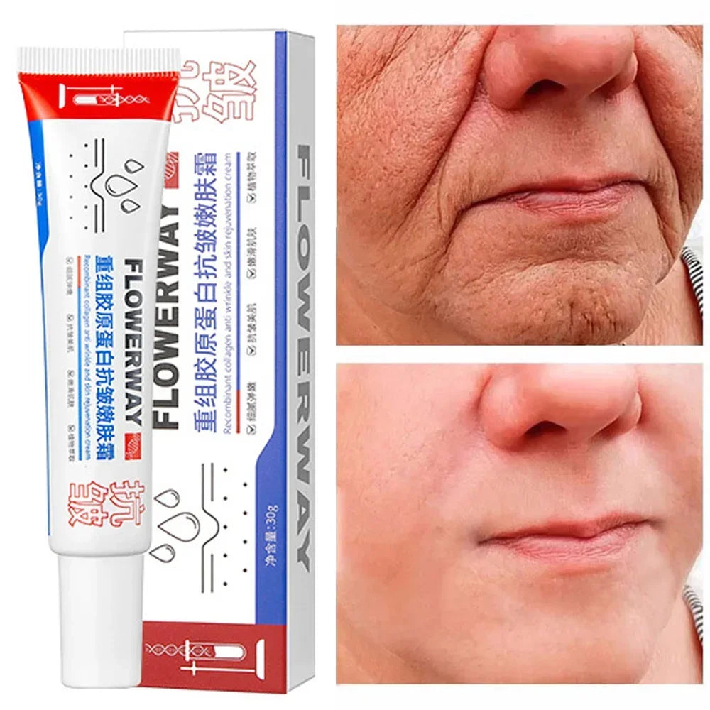 Collagen Anti-Aging Cream Repair Instant Wrinkle Tightening Lifting Rejuvenate face Deep Moisturizing Tightening Korean Skincare
