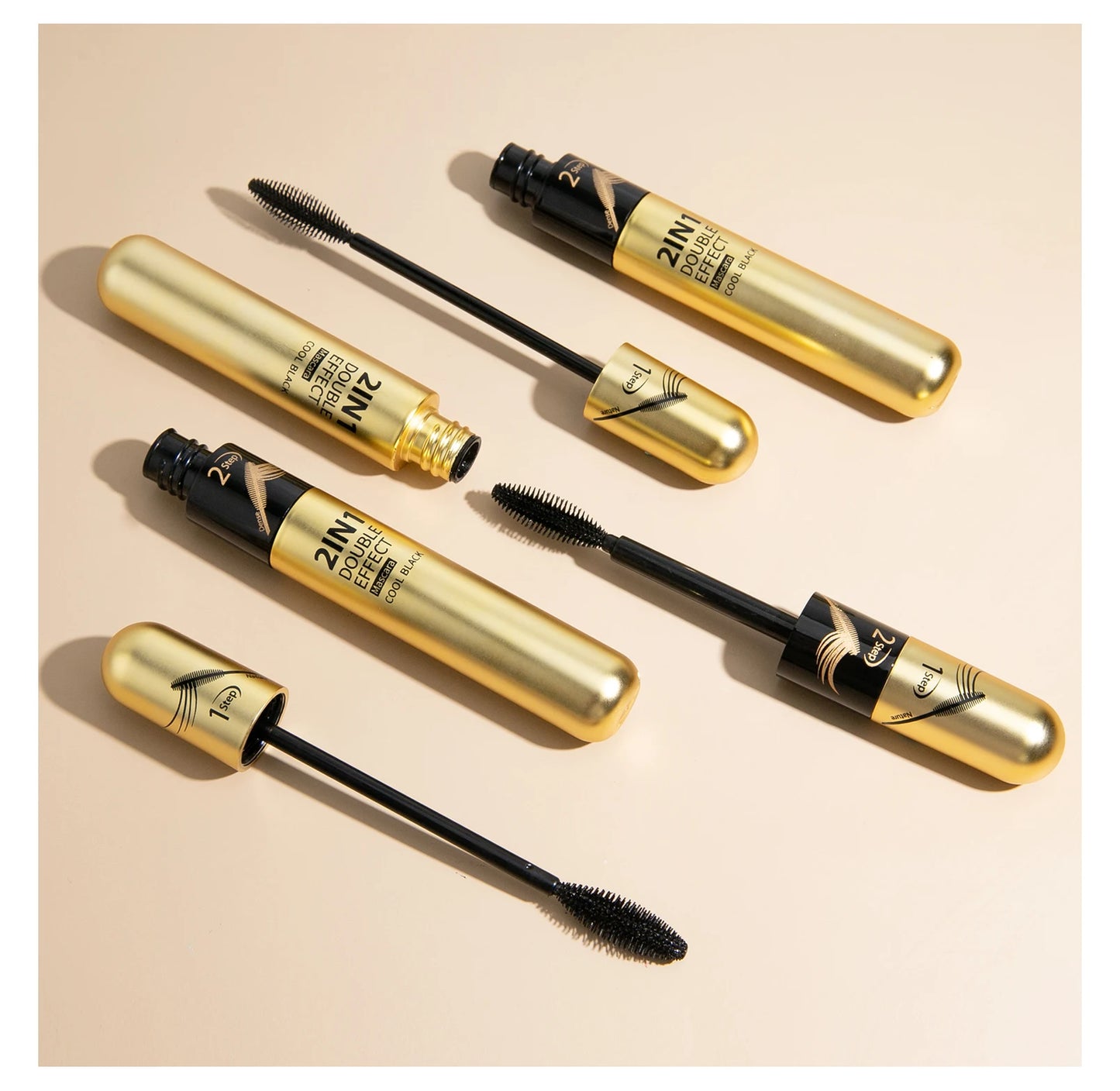 4D Silk Fiber Lash Mascara Waterproof Rimel 3d Mascara For Eyelash Extension Black Thick Lengthening Eye Lashes Korean Cosmetics