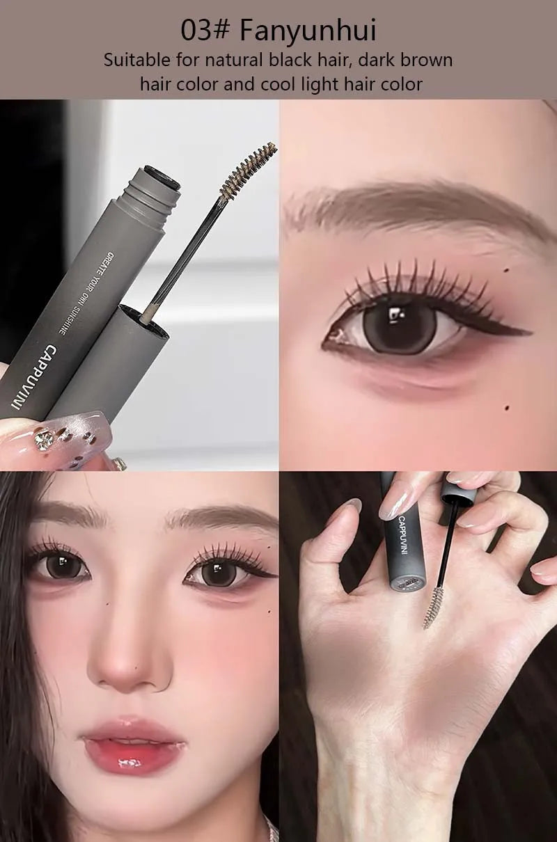 3D Eyebrow Dye Cream Long Lasting Pink Brown Color Eyebrow Mascara Tint Sweatproof Wild Brow Enhancer Cream Cosmetics Beginner