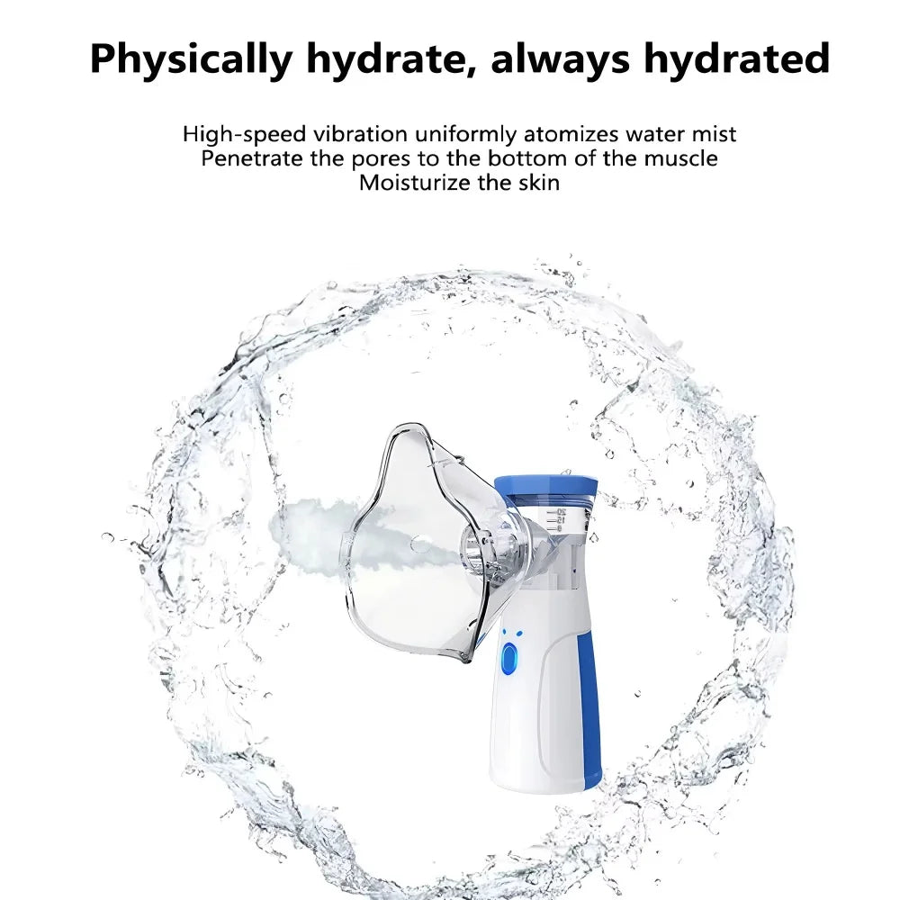 Portable Facial Steam Sprayer Compact Handheld Hydrating Humidifier For Skin Care Nano Mist Sprayer Beauty Atomizer Humidifier