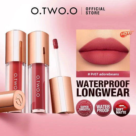 Velvet Matte Lipstick Ultra Pigmented Long Lasting Waterproof Lip Gloss Smudge Proof Non Sticky Hydrating Lip Stain