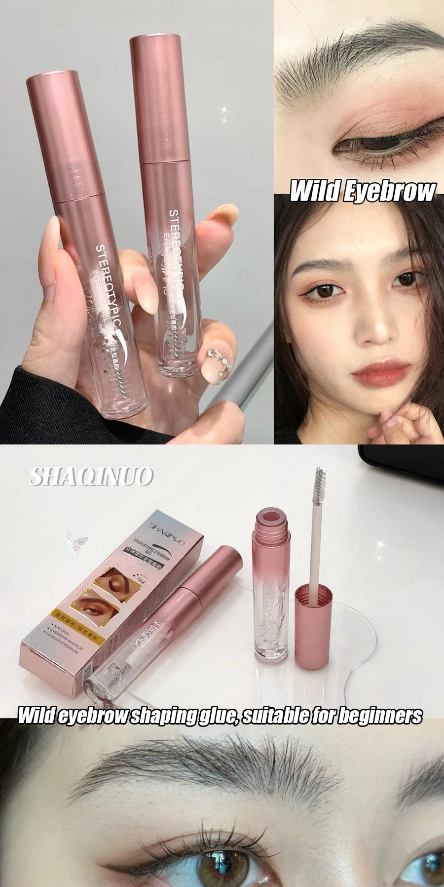 Transparent Waterproof Eyebrow Styling Gel Long Lasting Fixing Brow Soap Cream Makeup Clear Liquid Eyebrow Sealed Layer Cosmetic
