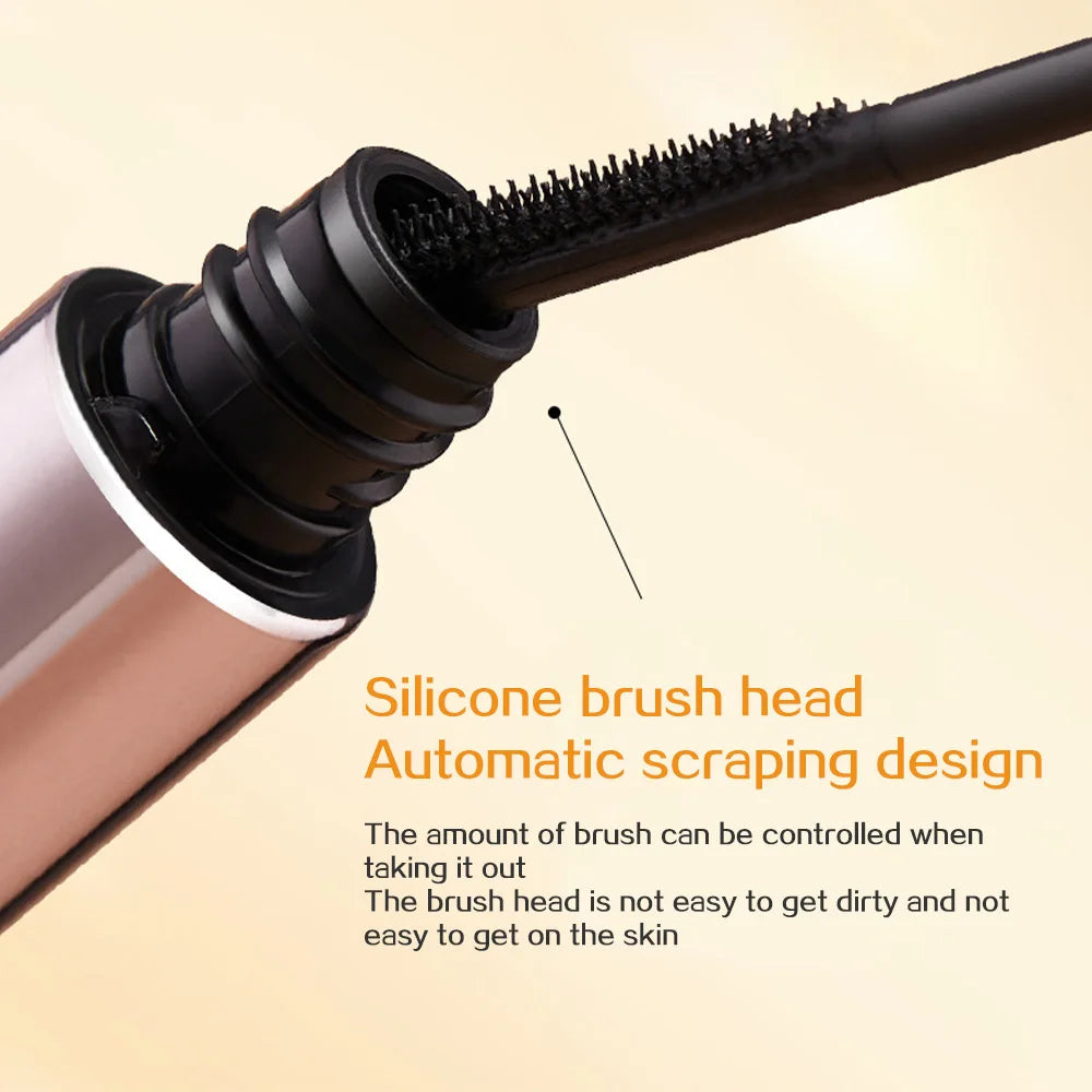 GECOMO slim three-dimensional mascara, each eyelash is clearly curled and does not smudge, long-lasting eyelash primer