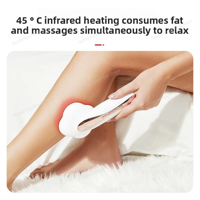 Portable Handheld Cordless Electric Fat Burner Body Cellulite Massager Body Sculpting Machine With 3 Modes for Belly, Waist, Arm