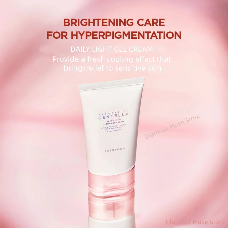 Korean Skincare Centella Poremizing Light Gel Cream 75ml Pores Care Deep Hydration Facial Creams Skincare Beauty Products