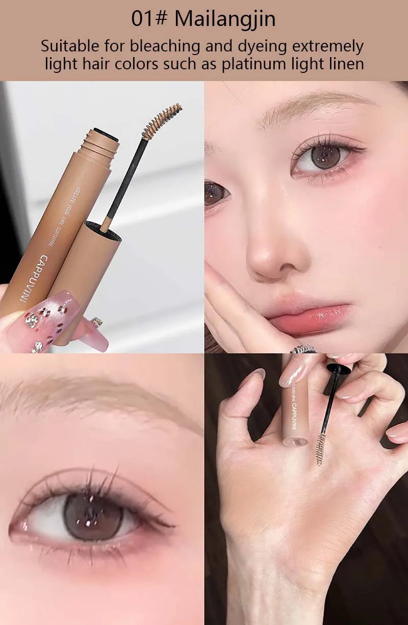 3D Eyebrow Dye Cream Long Lasting Pink Brown Color Eyebrow Mascara Tint Sweatproof Wild Brow Enhancer Cream Cosmetics Beginner