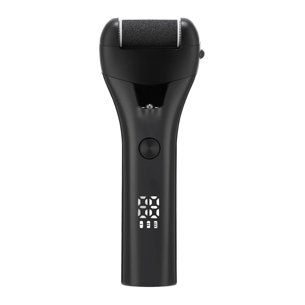 Electric Foot Grinder with Digital Display Rechargeable Callus Remover IPX4 Portable Foot File Heel Dead Skin Callu Removal Tool