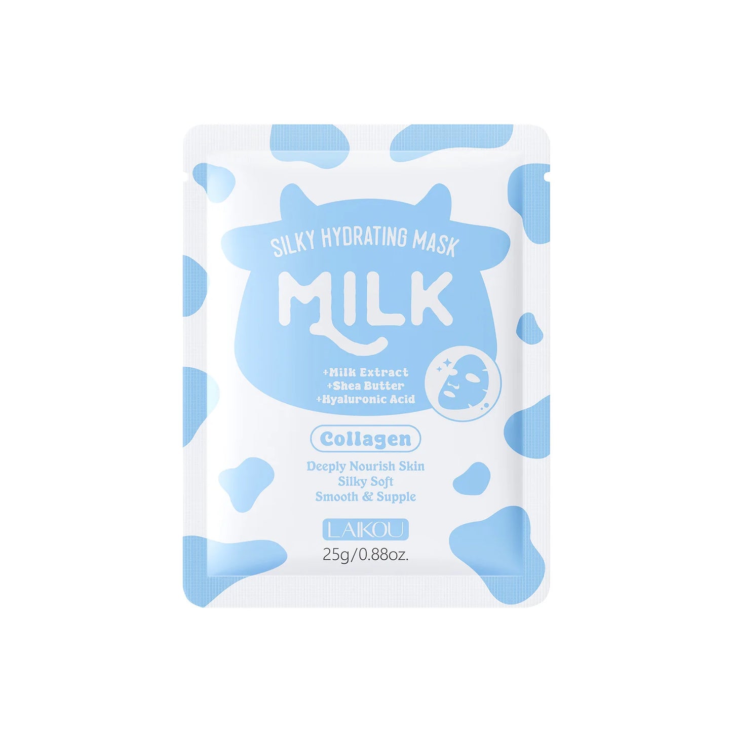 Milk Facial Sheet Mask 25g Hydrating Moisturizing Face Mask For Dry Sensitive Skin Daily Deep Nourish Essence Mask With Natural