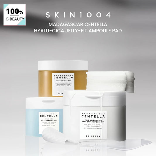 SKIN1004 MADAGASCAR CENTELLA PAD,Essence-Infused Pad Texture,For A Radiant Glow,Moisture Lock,K-Beauty,Korean Makeup