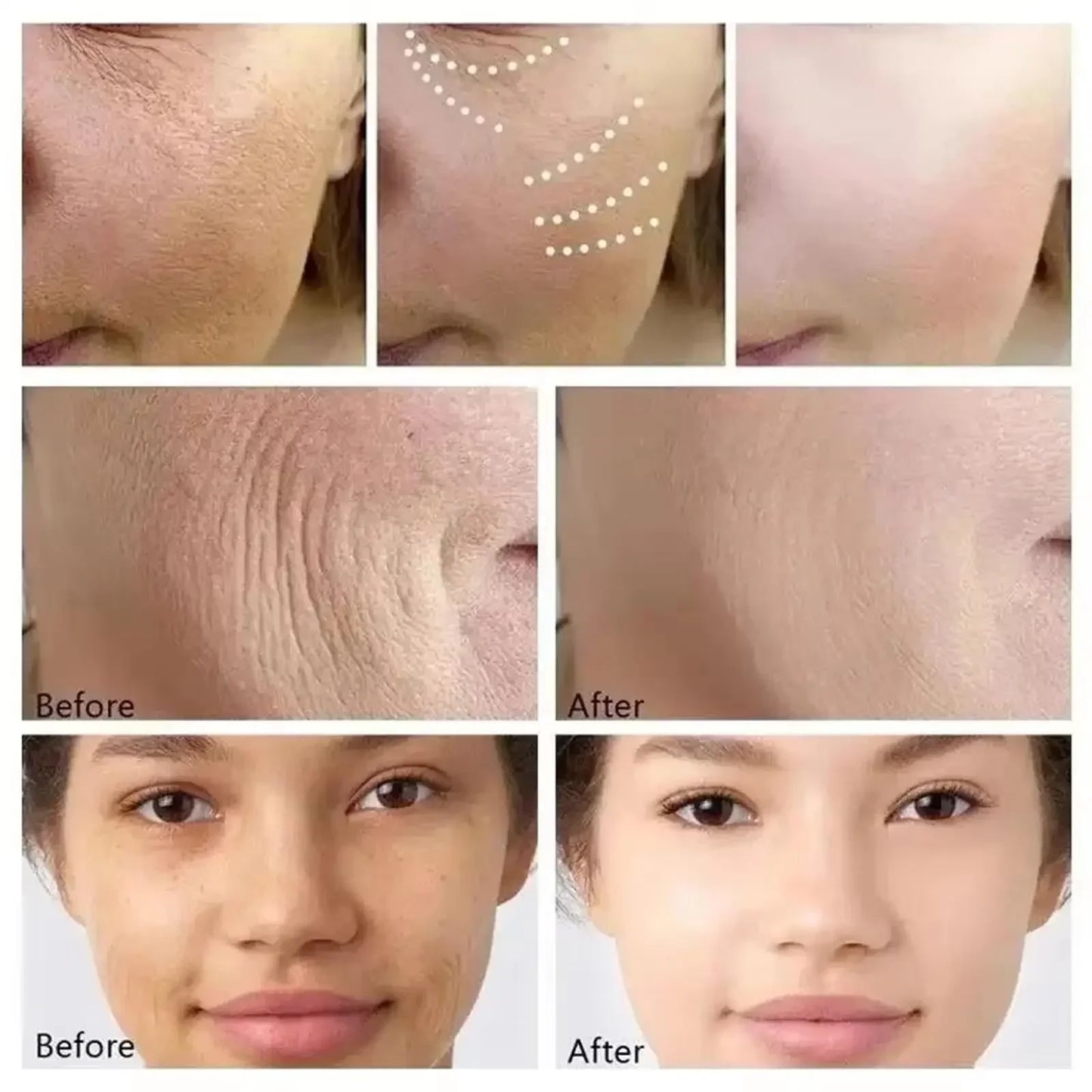 Collagen Anti-Aging Cream Repair Instant Wrinkle Tightening Lifting Rejuvenate face Deep Moisturizing Tightening Korean Skincare