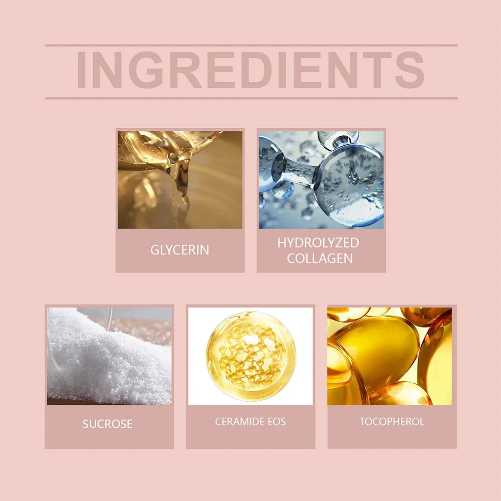 HOYGI Collagen Overnight Wrapping Peel Off Facial Mask Deeply Hydrating Moisturizing Night Wrapping Face Mask Care Cream