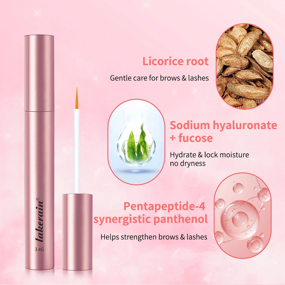 Eyebrow Enhancer Serum Nourishing Eyelash Natural Ingredients for Longer Fuller Thicker Eyebrows eyelash Eye makeup Cosmeti