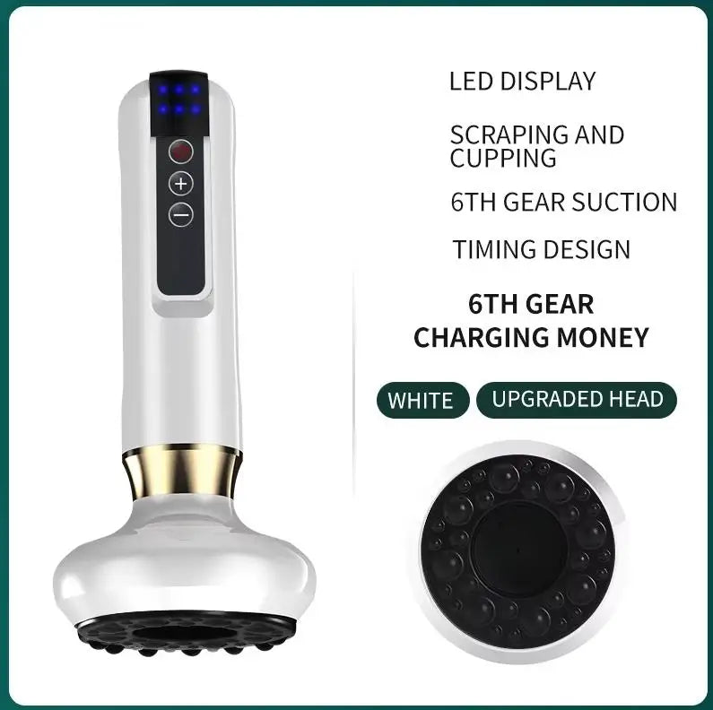 Intelligent Suction Medical Cupping Set Beauty Massager Glass Jars Anti Cellulite Cupping Vacuum Slimming Guasha Massage