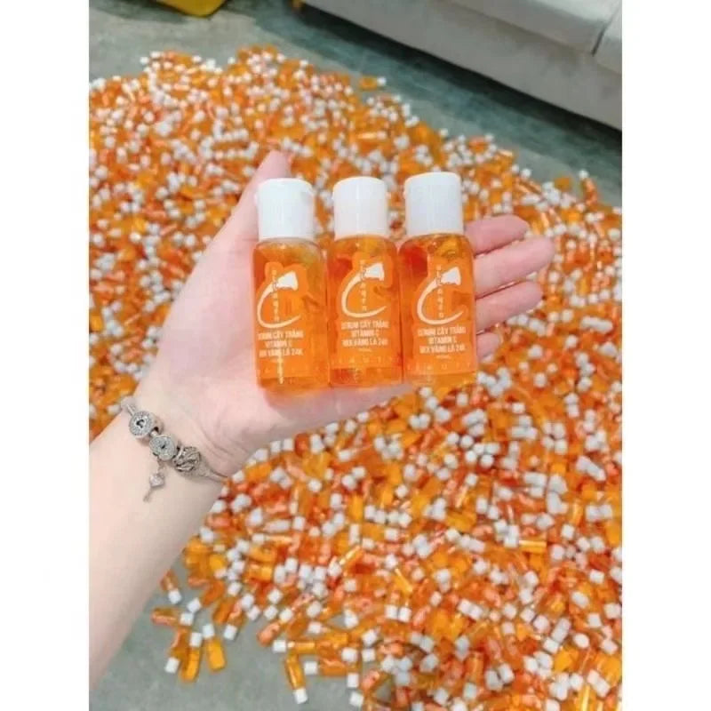 250g Pearl Ginseng Cream Set Vitamin C Niacinamide Serums for Brighten Dark Spots Knees Underarms Even Skin Tone